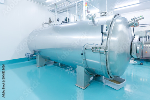 Canvastavla Industrial stainless steel retort sterilizer open chamber modern food processing