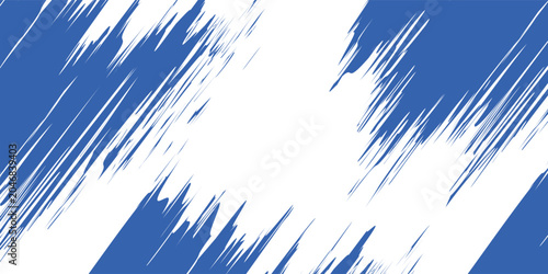 Canvastavla Abstract Blue and White Grunge Background with Halftone Style