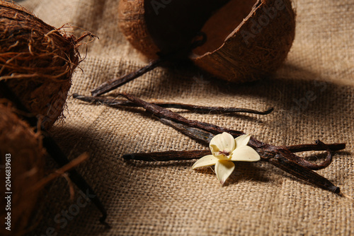 Aromatic vanilla sticks, fl...