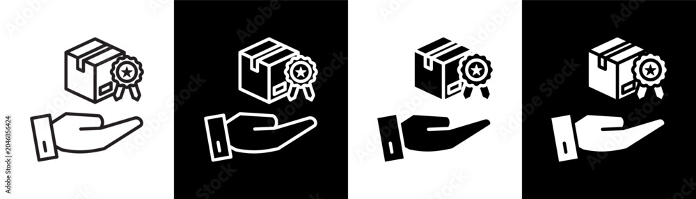 Fototapeta premium best product white icon set design