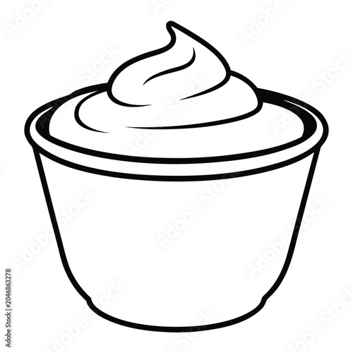 yogurt-isolated-on-pure-white-background.eps