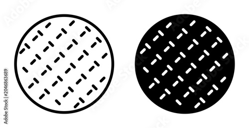 Bilde på lerret Anti skid feet icon. Editable stroke and filled. Pixel perfect