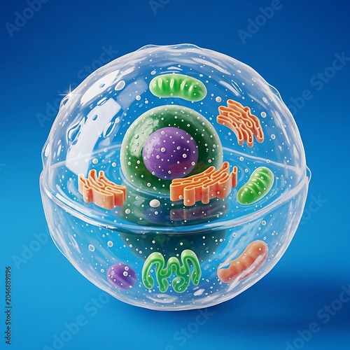 Colorful 3D globe with diverse global elements and symbols.