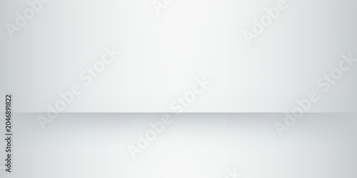 Foto Modern gray studio background or backdrop 3D room lightbox art