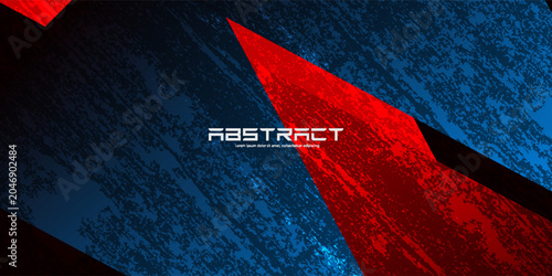 Cuadro en lienzo Elegant abstract geometric background with high technology lines