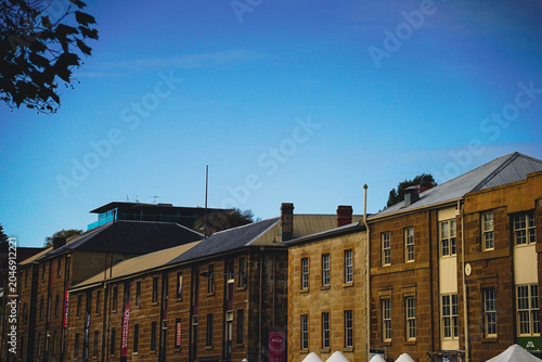 old houses in the city
