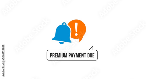 Konstfotografi Premium Payment Due Notification Icon.