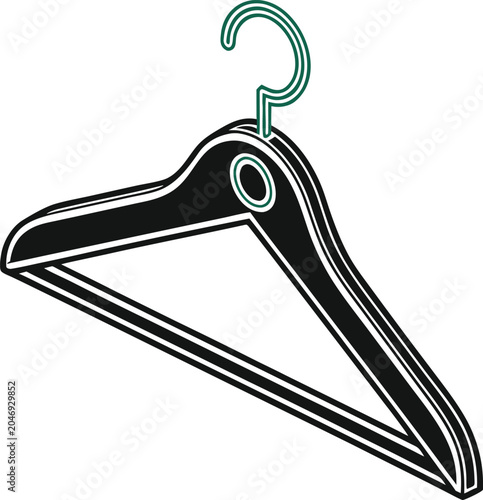 hanger icon on white background