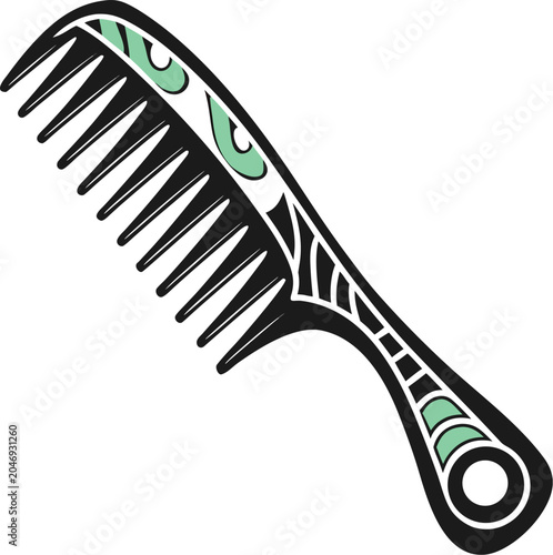 comb isolated on white