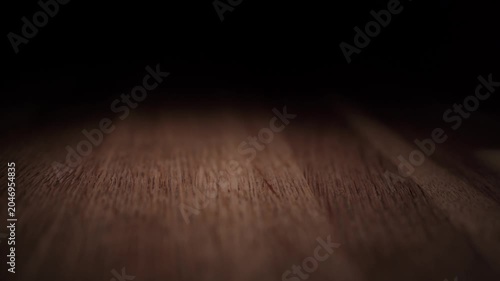 Hand Wiping Table with Cloth for Home Cleaning Close Up