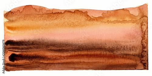 Tableau sur toile A closeup of a delicious sweet chocolate cake slice and baked pastry on an old p