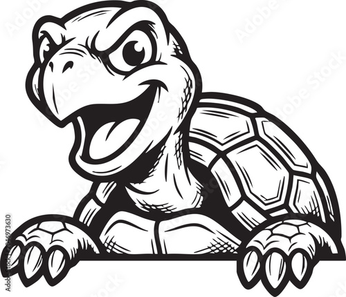 funny turtle cartoon
