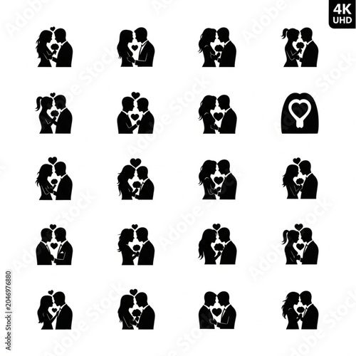 DiverseGroupSilhouettesCelebratingLoveAndUnity.