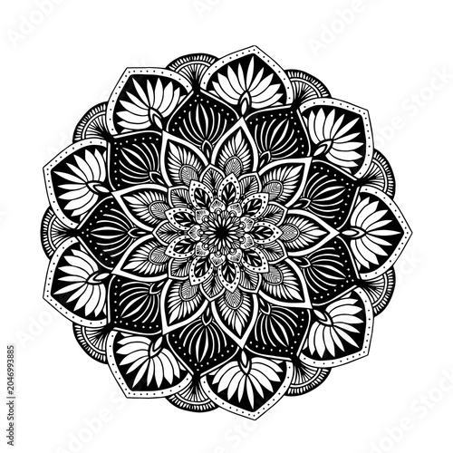 abstract floral background Mandala