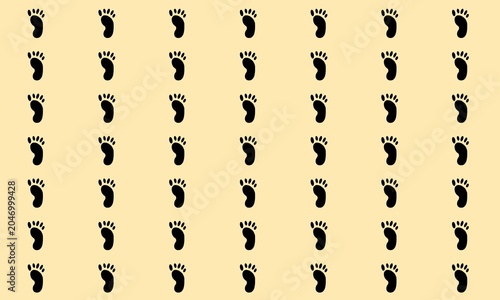 abstract background with footprints pattern