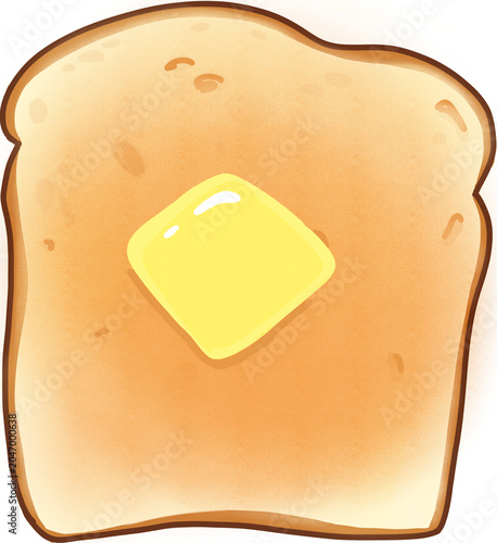 toast with butter