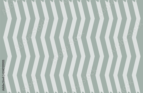 Seamless pattern with Green vintage Zigzag Stripes Line 