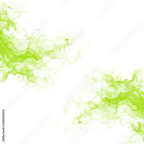 green fire effect