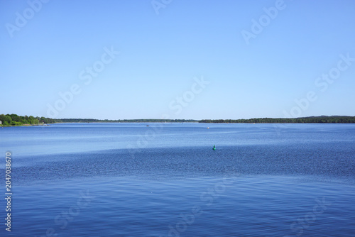 View of Lake Senftenberg, Lusatia – Saxony, Germany