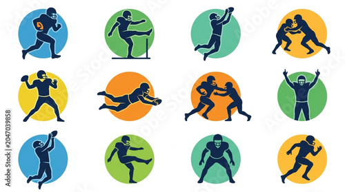 DynamicMartialArtsActionPosesIllustrationsCollection.