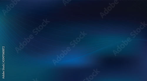 Fotografija Abstract Blue Light Waves Creating a Dynamic Visual Effect.
