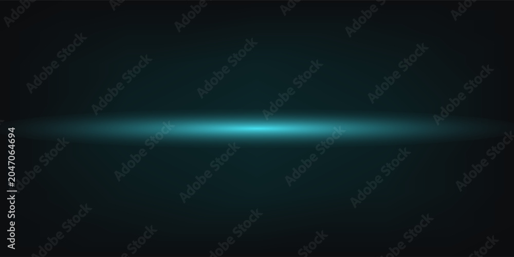Fototapeta premium Blue luminous horizontal lines creating a sleek overlay effect on a transparent background