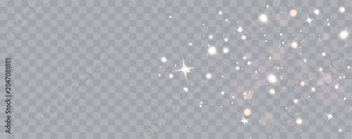 Cosmic magical dust png vector with glowing particles, sparkling stardust effect, festive confetti shine, luxury abstract space background and transparent celebration illustration style.