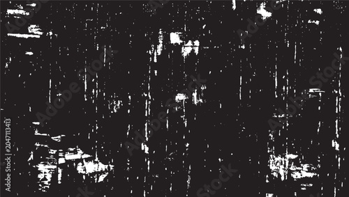 Quadro su tela Abstract black and white image featuring indistinct shapes and vertical lines
