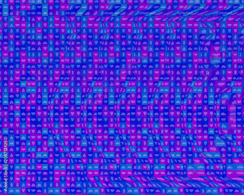 Konstfotografi Halloween-themed magic eye stereogram featuring an owl hidden in optical illusio