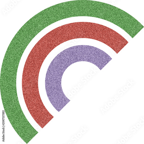 Rainbow Retro Noise