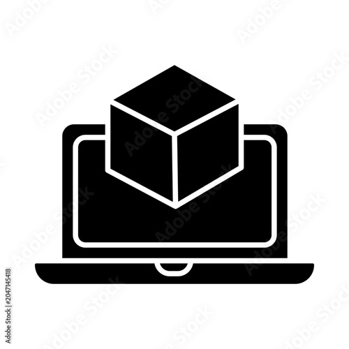 Virtual Machine Technology, Cloud Virtual Server Concept, Server Virtualization System, Isolated Computing Environment, Scalable Virtual Infrastructure Design, icon, vector