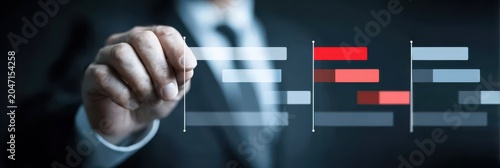 The project routine and schedule provide a workflow where the task arrangement ensures all goals are met by the required deadline.