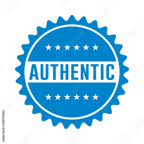 Authentic Stamp vector design templates simple and modern concept