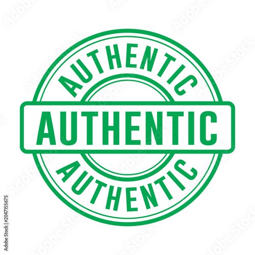 Authentic Stamp vector design templates simple and modern concept