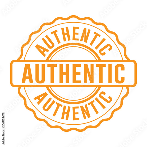 Authentic Stamp vector design templates simple and modern concept