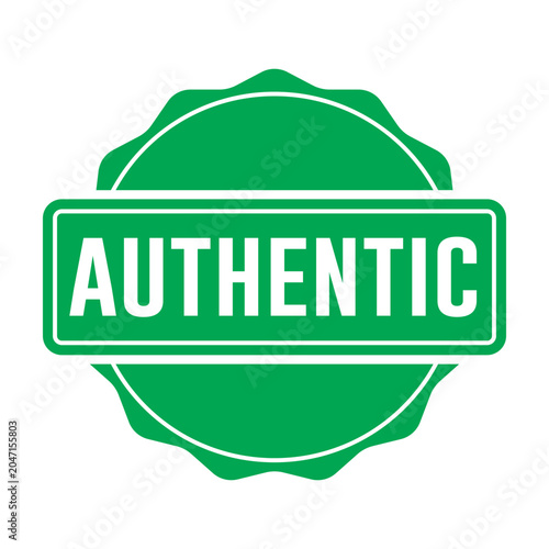Authentic Stamp vector design templates simple and modern concept