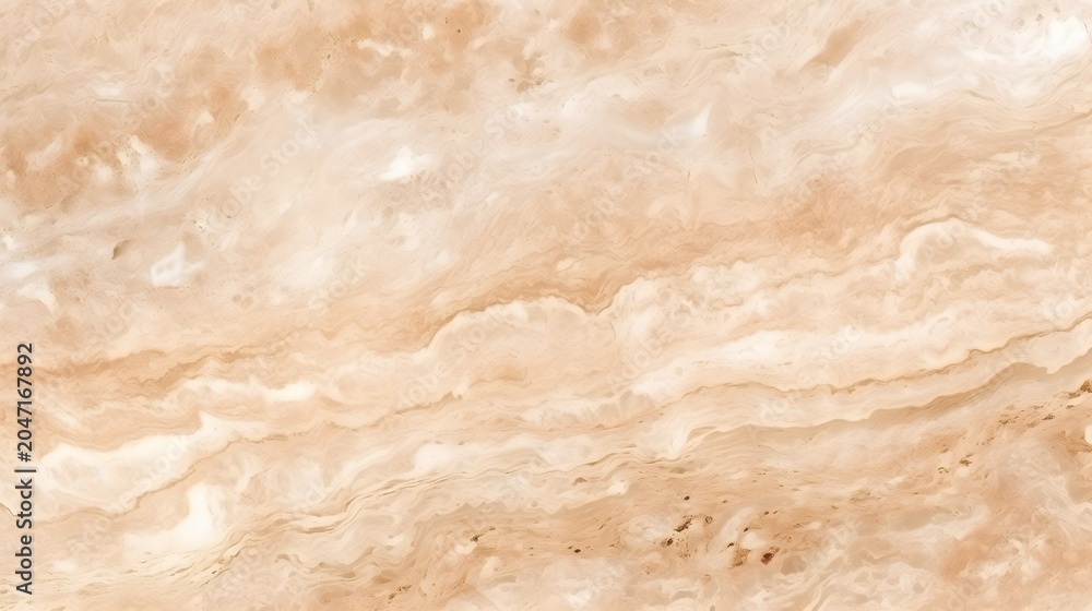 Fototapeta premium Luxury beige marble texture background with a polished stone surface for an elegant abstract design.