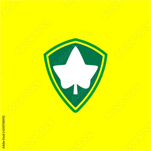 MAPPLE LEAF shield LOGO VECTOR