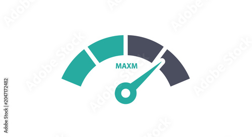 Maximum Speedometer Gauge Meter.