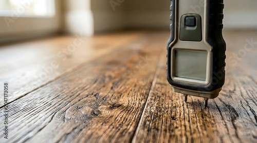 professional moisture meter inspection for flooring evaluation property maintenance water damage prevention and construction quality assessment