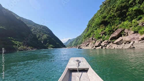 Kumano River Boat Ride POV – The World’s Only UNESCO-Listed River, Shingu, Wakayama, Japan#3 世界で唯一、川自体が世界遺産・熊野川「熊野川舟下り（船上主観移動ショット）」和歌山県新宮市③