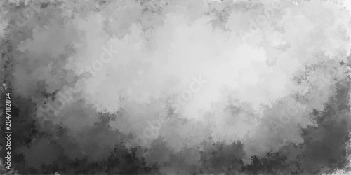 Fotografie Abstract dark grunge paper texture background with smoky cloudy storm atmosphere