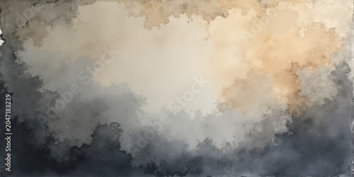 Cuadro en lienzo Old paper texture grunge background with cloudy storm sky and dramatic atmospher