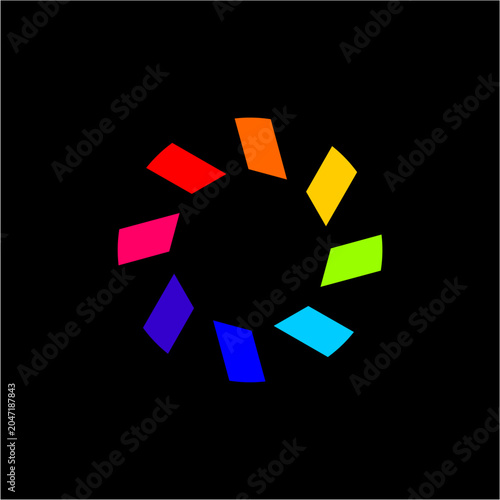 abstract colorful LOGO VECTOR background