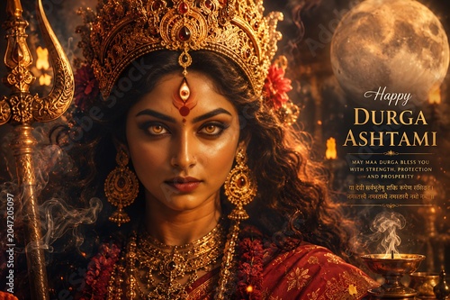 Godess Durga on Maha Navratri, Navadurga, Durga Puja, Sharad Navratri, Jyeshtha Shukla Ashtami/Masik Durga Ashtami, Mahanavami, Vijayadashami, Dussehra, Durga/Mahakali/Jagadamba, Bhavani