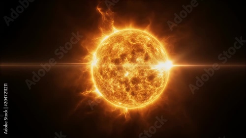 Solar Flare Eruption Loop