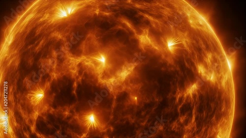 Solar Surface Sunspot Activity