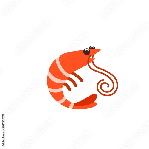 Bild auf Leinwand shrimp krill shellfish crustacean - sea life animal