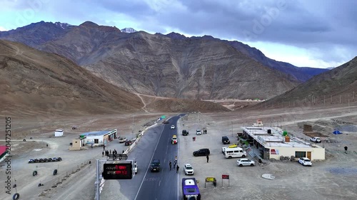 Magnetic Hill Ladakh 4K Drone View | Amazing Himalayan Roads & Gravity Defying Landscape