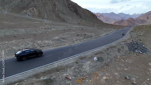 Magnetic Hill Ladakh 4K Drone View | Amazing Himalayan Roads & Gravity Defying Landscape